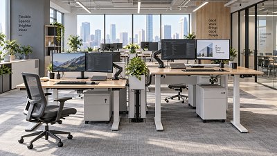 How to choose standing desks that fit shared office workstations
