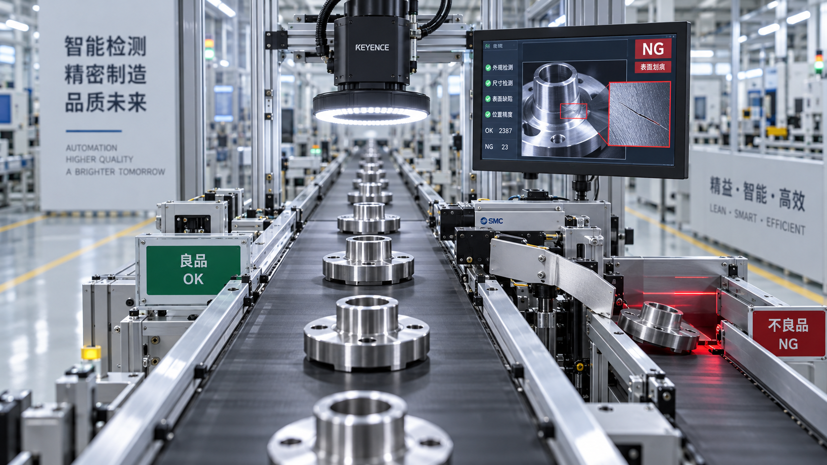 How machine vision sensors improve defect detection on production lines