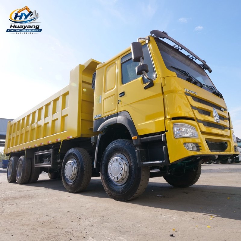 Sinotruk Howo 375HP 8x4 12 wheels Dump Truck Loading 50 Tons