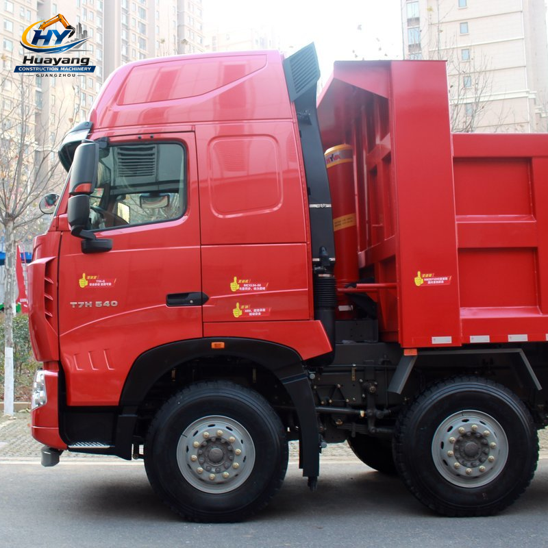 Sinotruk Howo T7H 540HP Heavy Duty Truck 8x4 8.5m Dump Truck