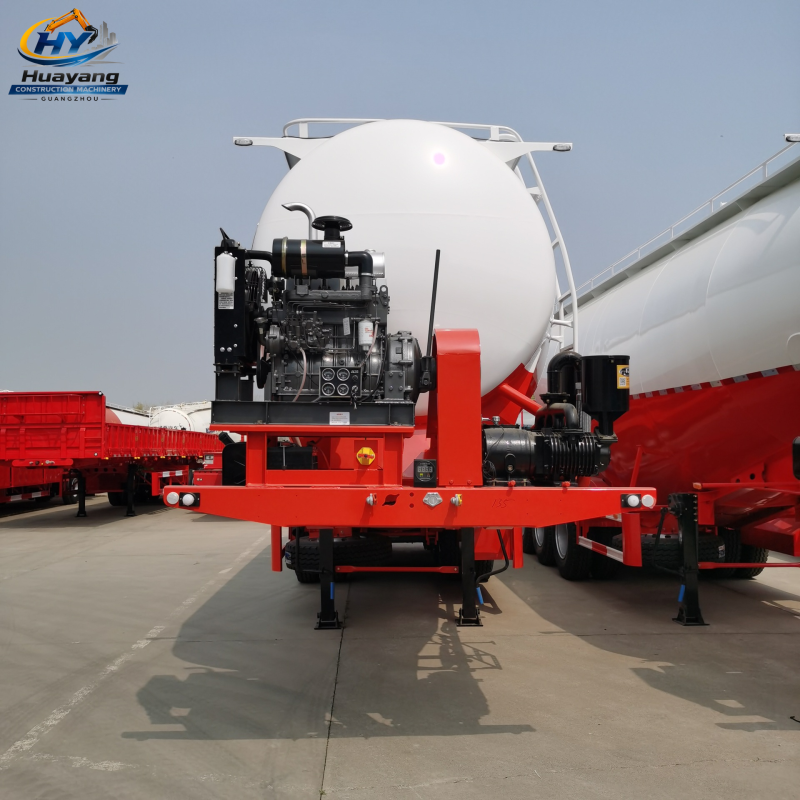 3 Axle Bulk Cement Tanker Trailer