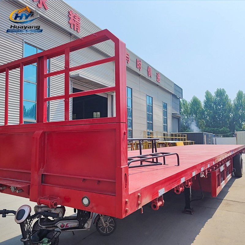 70 Ton 4 Axle Flatbed Trailer