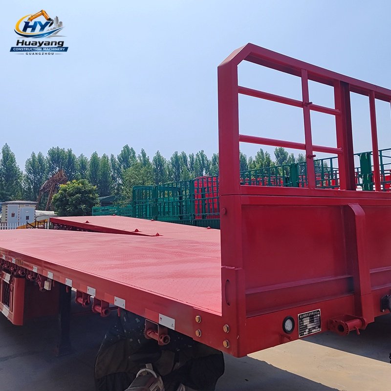70 Ton 4 Axle Flatbed Trailer