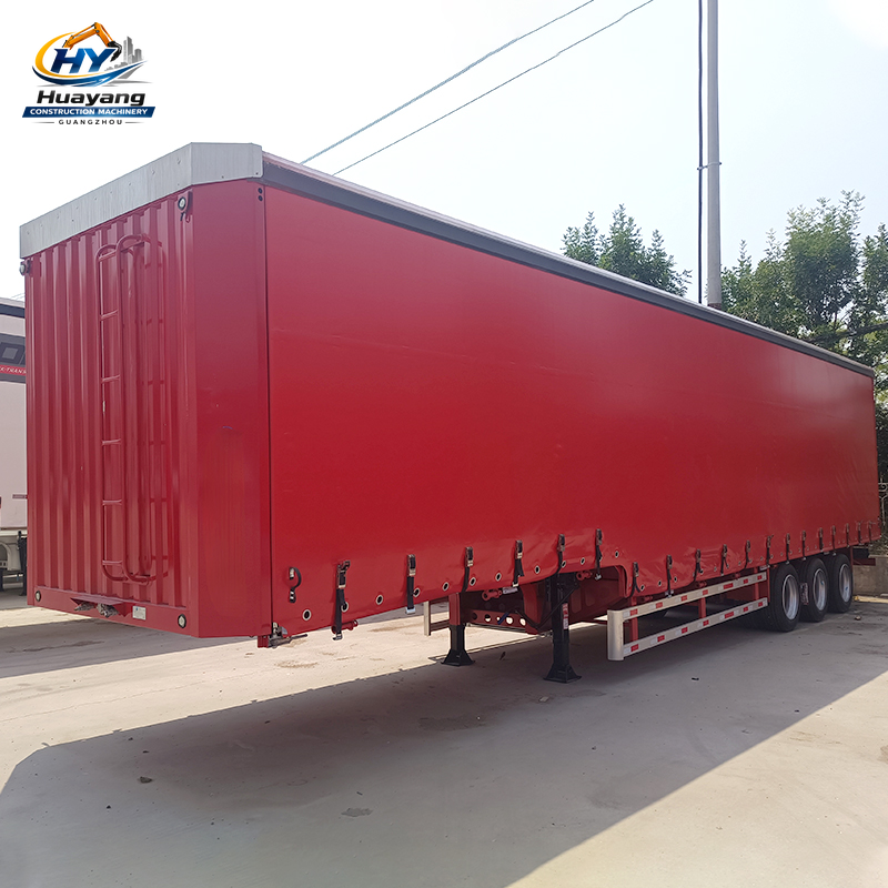 3 Axle Side Curtain Semi Trailer