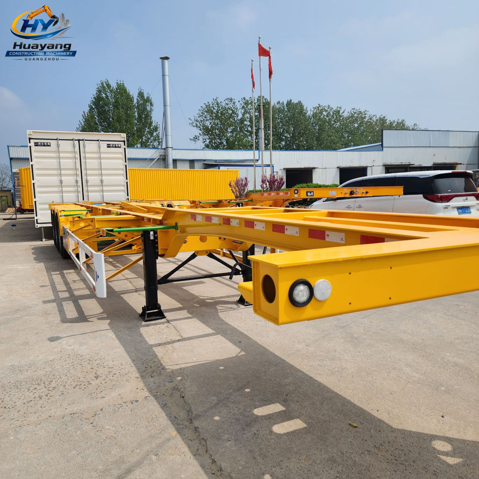 Tri Axle 40FT Shipping Container Chassis