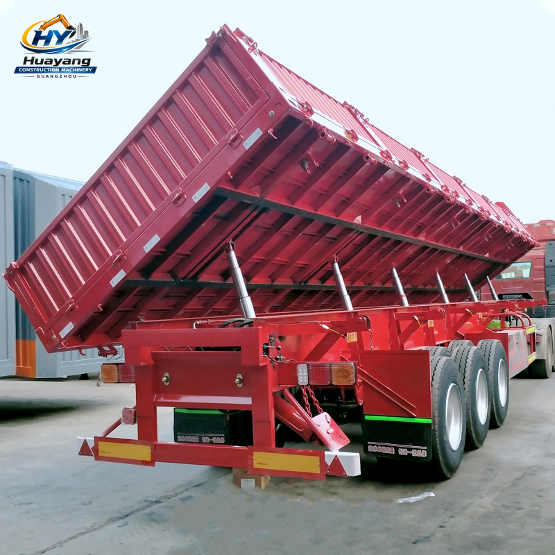 3 Axles 40-50t Side Tipper Semi-Trailer