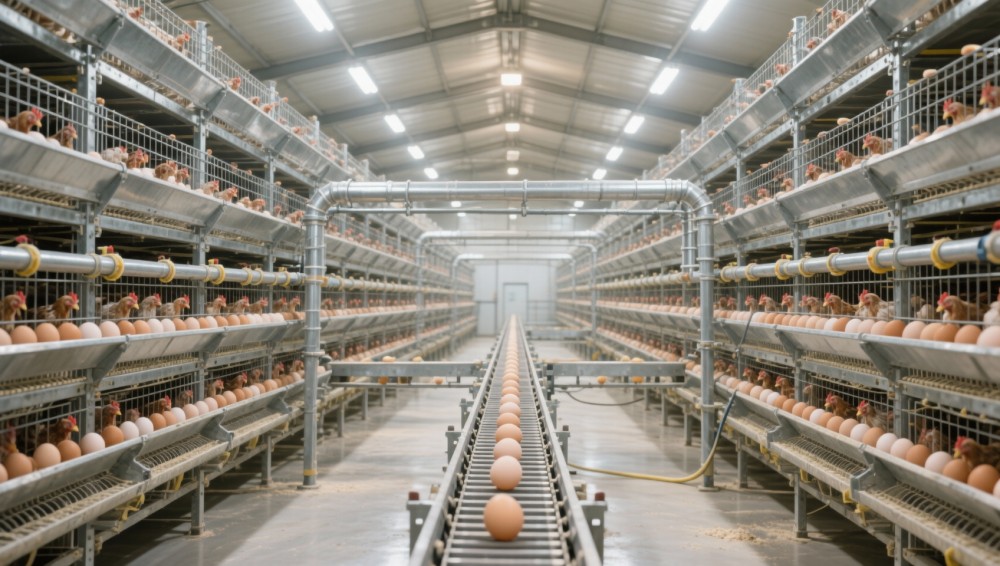 Automation in Egg Production: Why High-Density Cage Systems Continue to Gain Ground