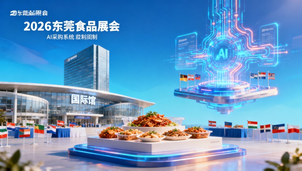 2026 Dongguan Food Expo & Pre-Made Food Expo Opens on April 10, Featuring International Cooperation Pavilion and AI Procurement Matching System 2026 Dongguan Food Expo & Pre-Made Food Expo Opens on April 10, Featuring International Cooperation Pavilion and AI Procurement Matching System