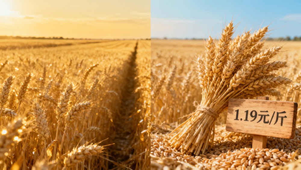 China Raises Wheat Minimum Purchase Price to 1.19 Yuan|Jin, Strengthening Global Confidence in Grain Supply