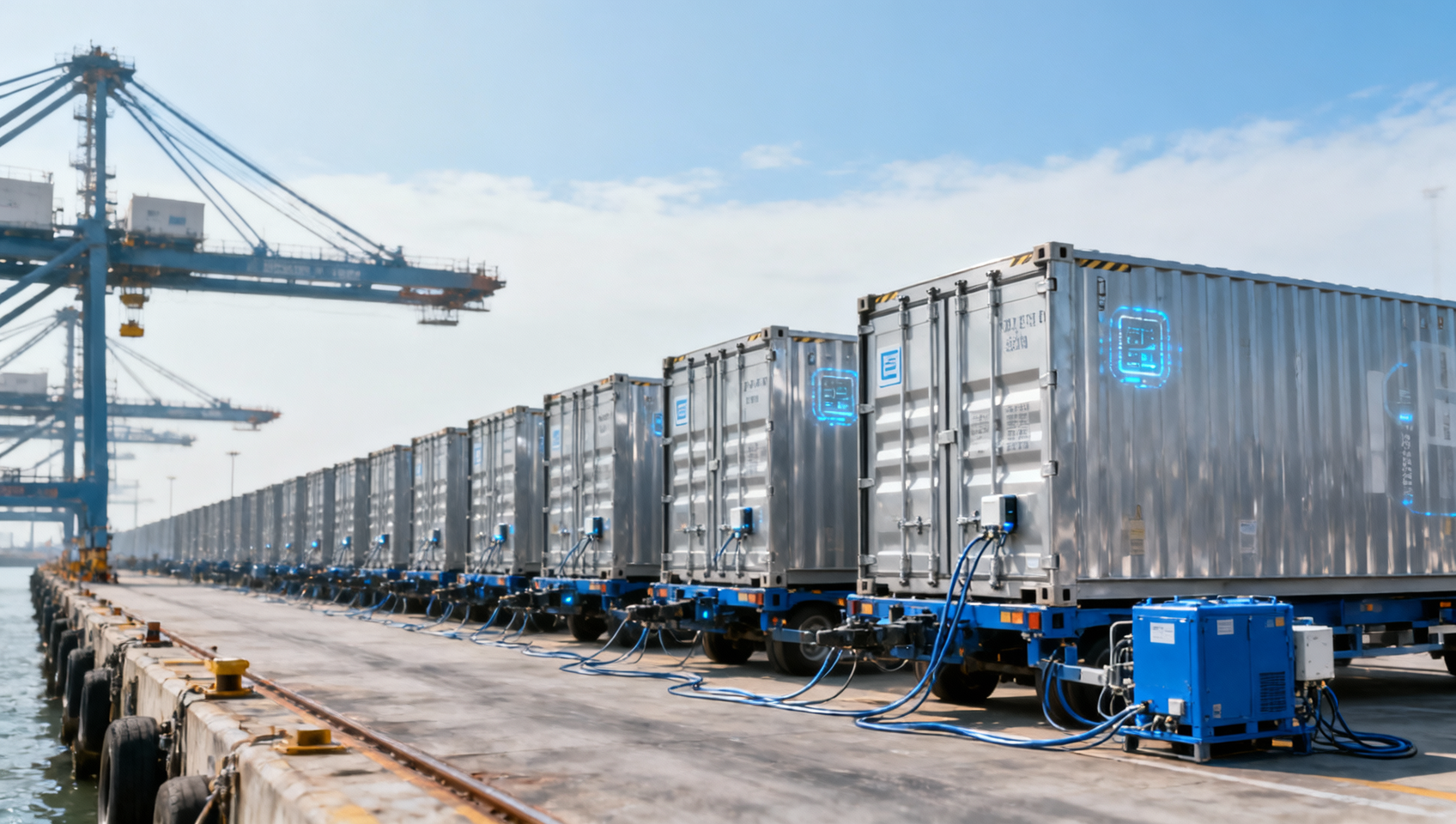 Yangshan Port Launches China’s First Smart Reefer Drop-and-Trail Zone