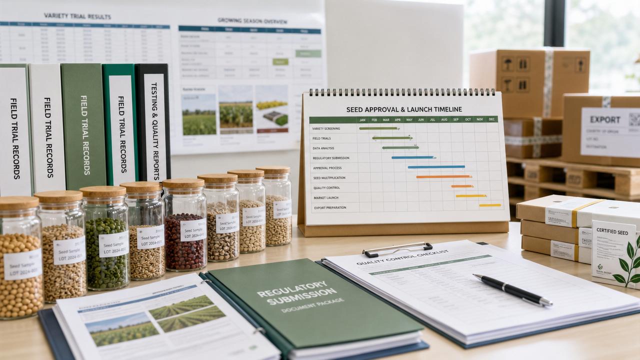 Seed approval process guidelines that slow product launch timelines