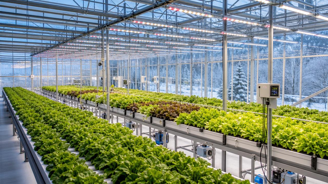 Commercial horticulture lighting solutions for uneven winter yields