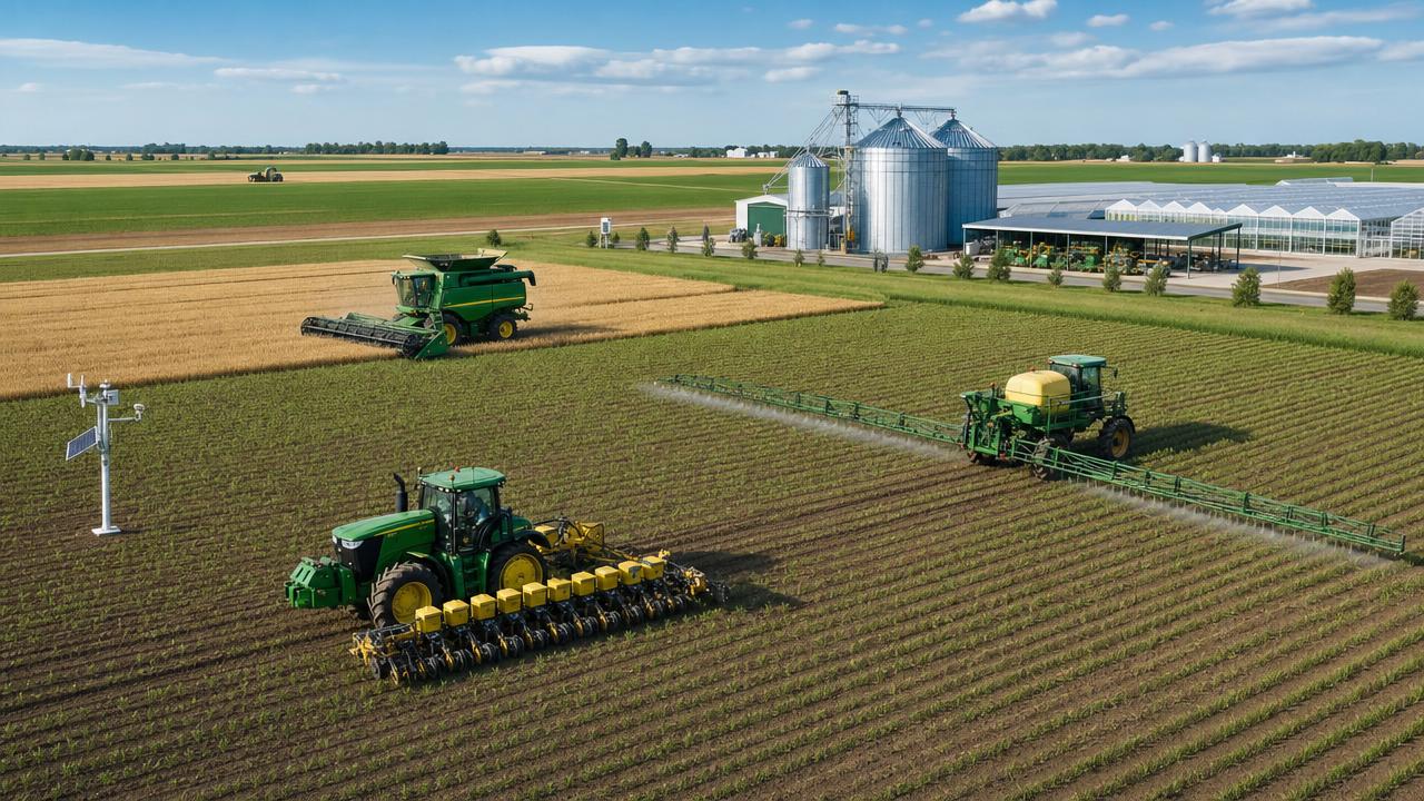 How to compare precision farming equipment for large farms