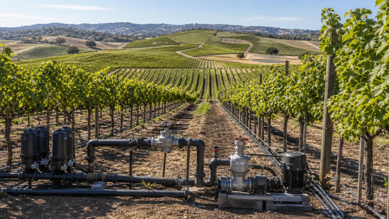 Why vineyard irrigation efficiency drops after system upgrades