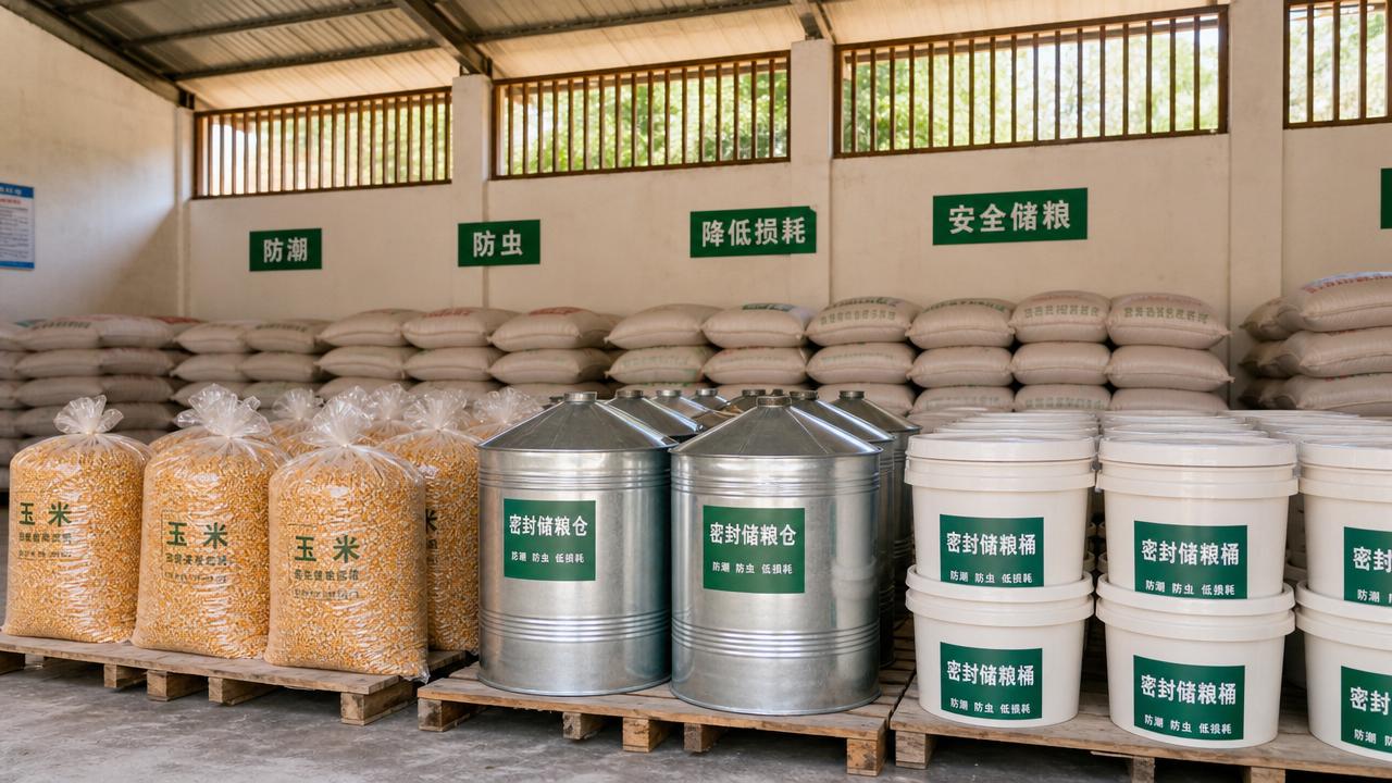 Grain storage solutions for small farmers with lower spoilage loss