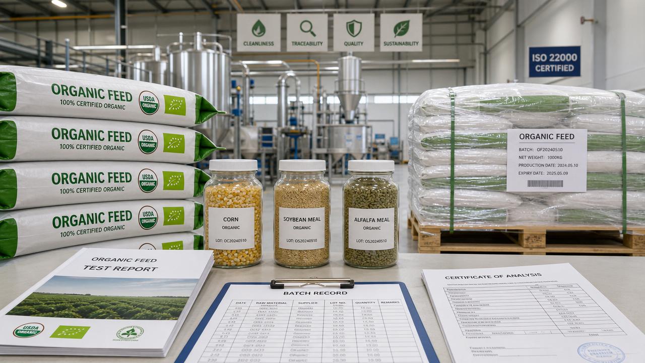 How to verify an organic livestock feed supplier before ordering