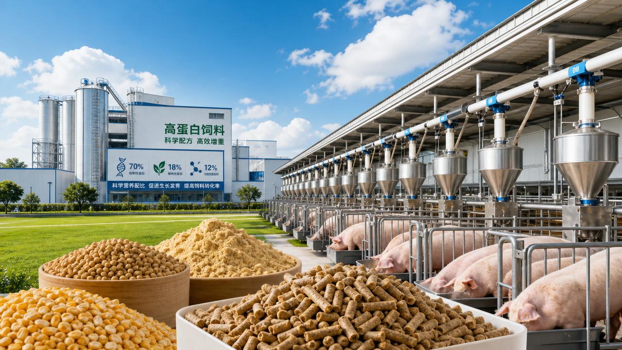 When does high protein livestock feed stop improving weight gain