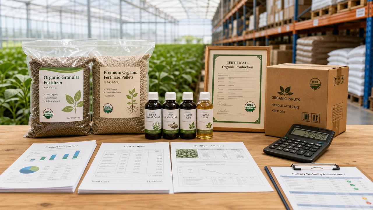 How to compare organic farming supplies without overspending