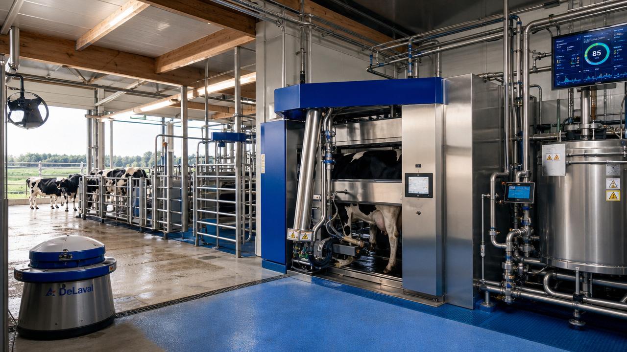 What sets dairy farming equipment manufacturers in Europe apart