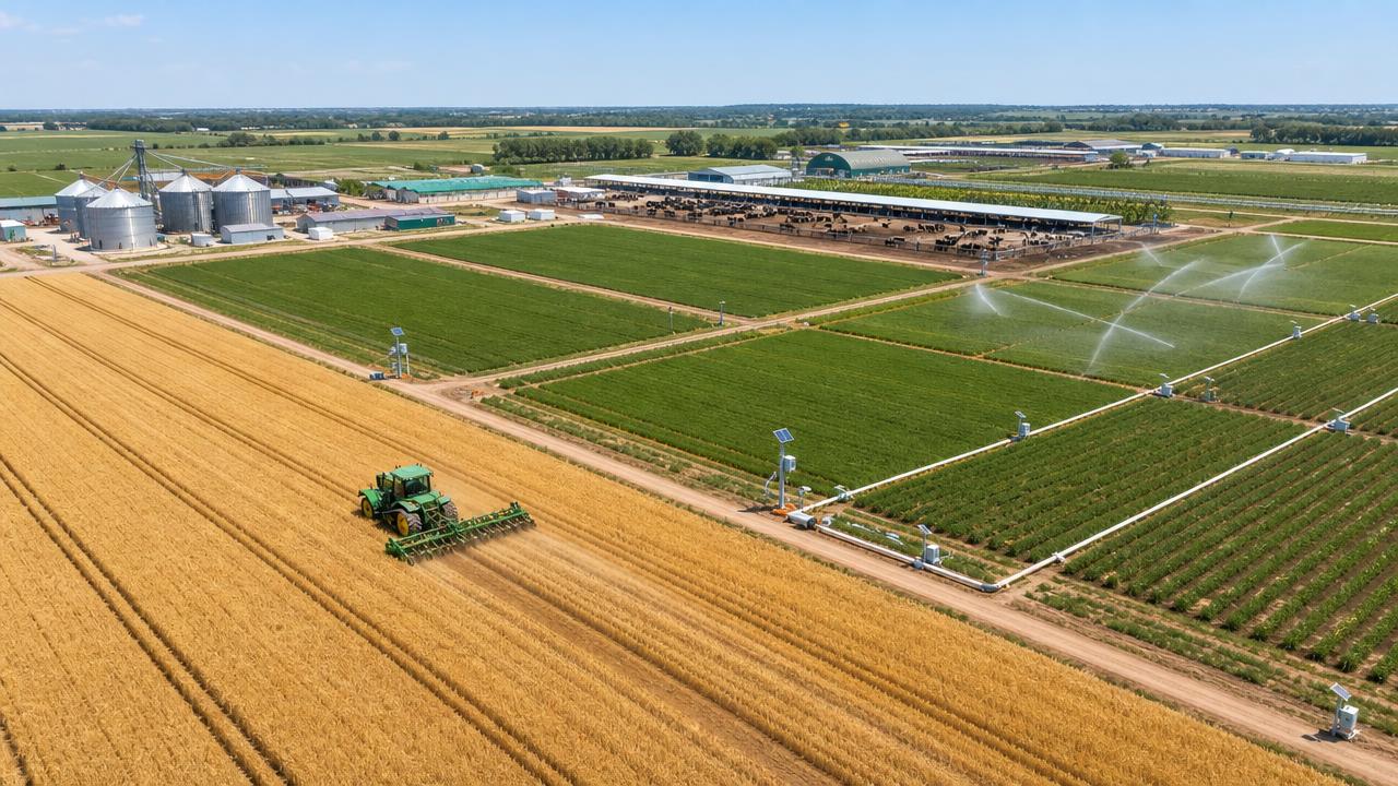How smart farming technology pays off on large farms