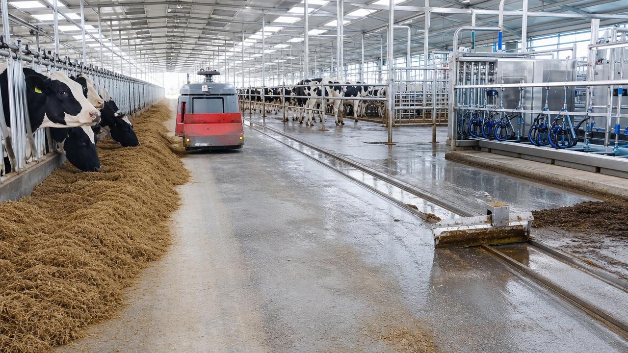 What dairy cow equipment cuts labor without hurting yield?