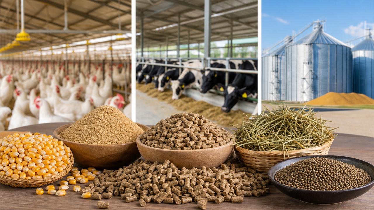 How to Choose Animal Feed for Different Livestock: Ingredients, Nutrition, and Cost Factors