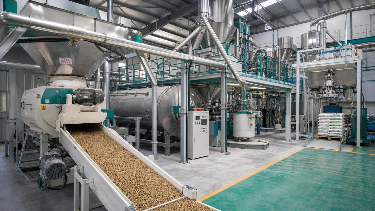 Animal Feed Production Process Explained: Main Steps, Equipment, and Quality Control Points