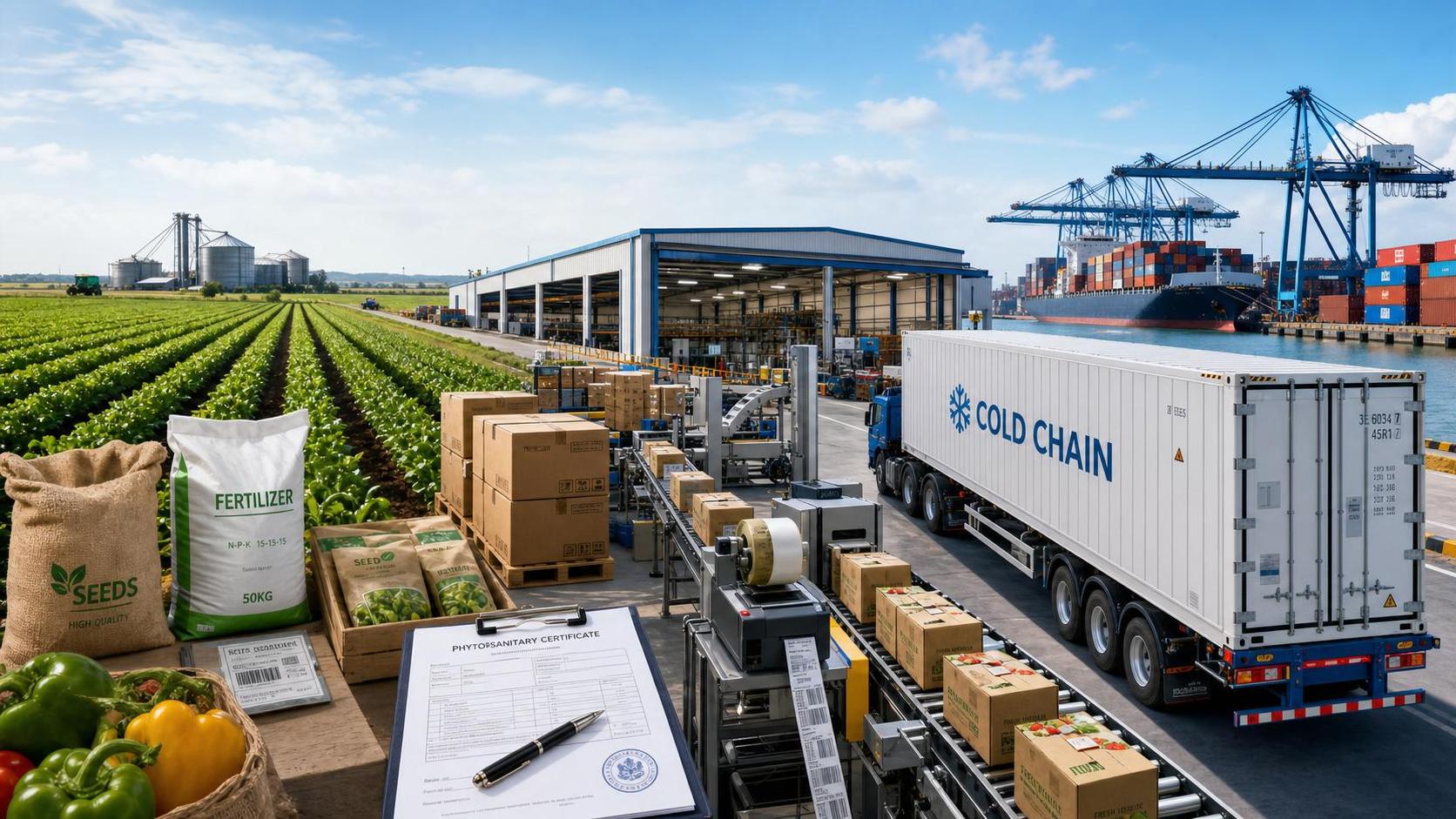 How the Agri Supply Chain Works From Farm Inputs to Export Delivery