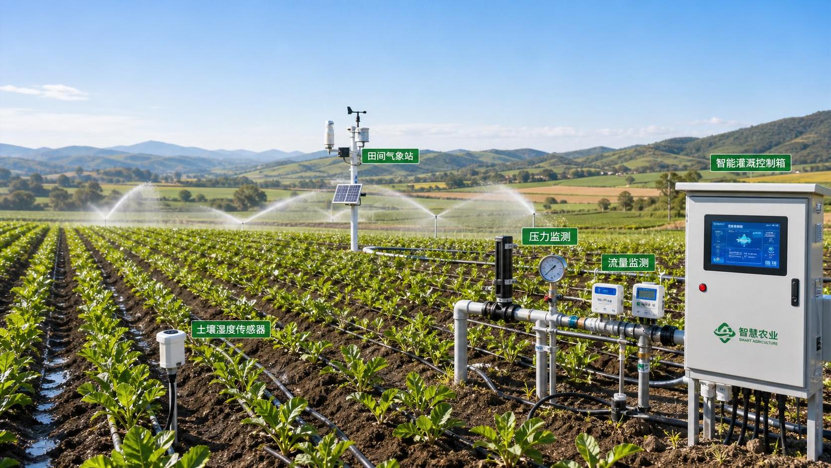 Smart Irrigation Systems for Agriculture: How to Select Sensors, Controllers, and Coverage