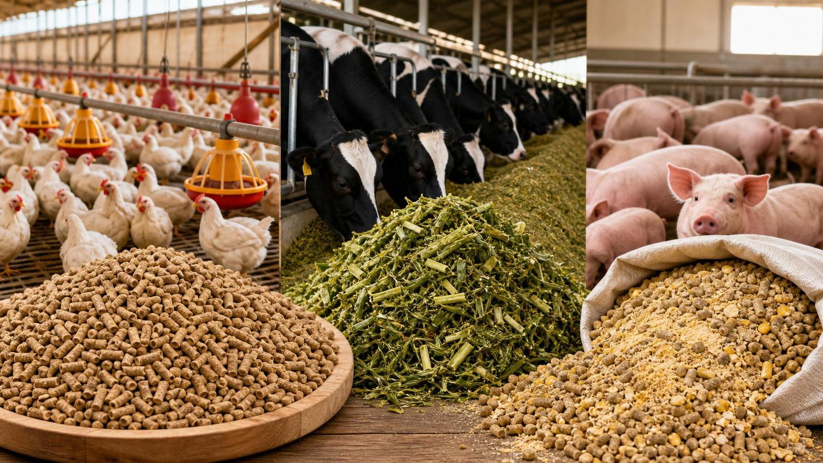 Animal Feed Types Explained: How to Choose Feed for Poultry, Cattle, and Swine