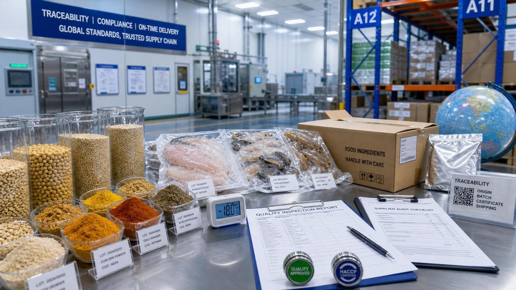 How to Evaluate Food Ingredients Suppliers for Traceability, Compliance, and Lead Time