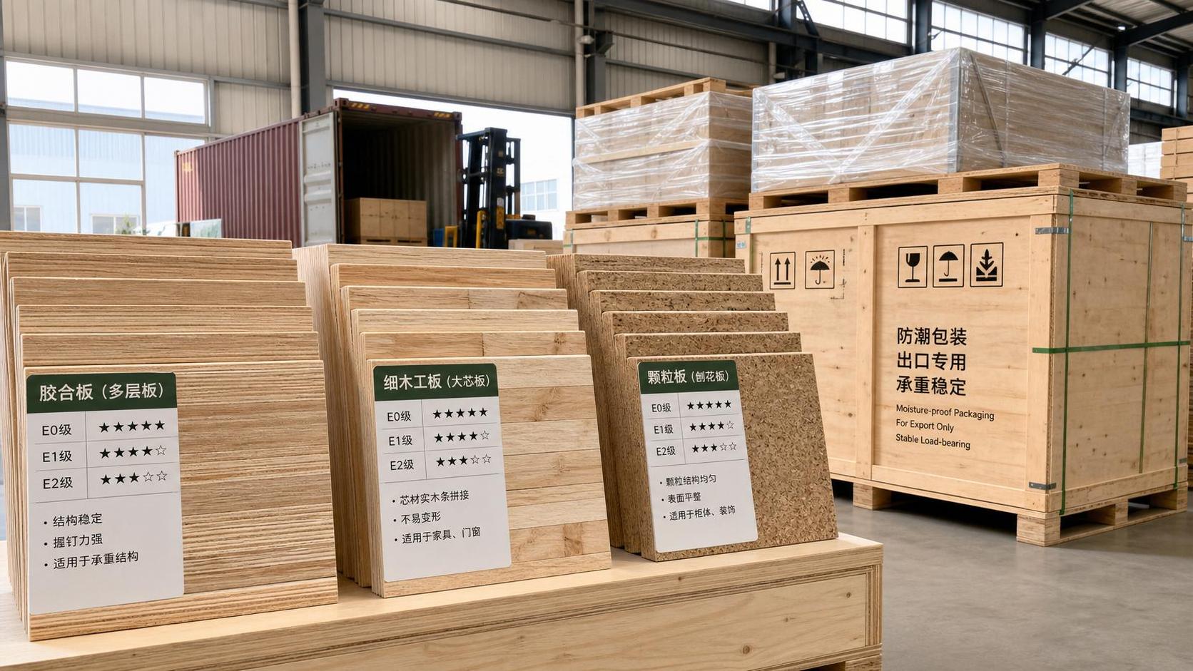 Wood Panels for Export Packaging: Which Grades and Core Materials Make Sense?