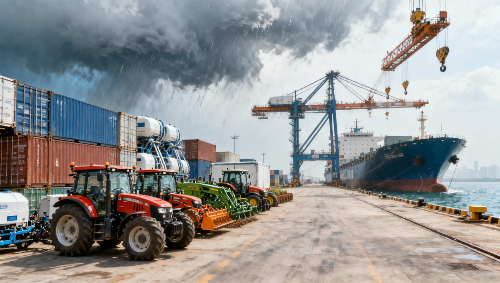 Yangshan Port Halts Agri-Machinery Export Checks