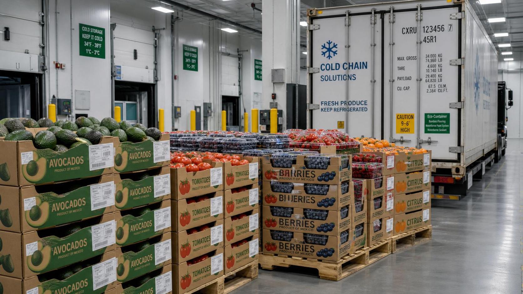Fruit and Vegetable Exports Mexico: Key Markets, Compliance Checks, and Cold Chain Risks