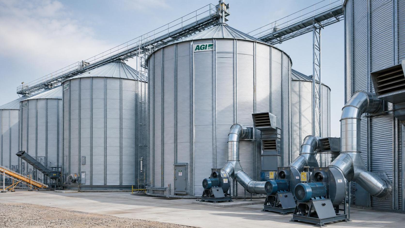 Aerated Grain Storage Systems: When to Use Them and Which Performance Metrics Matter