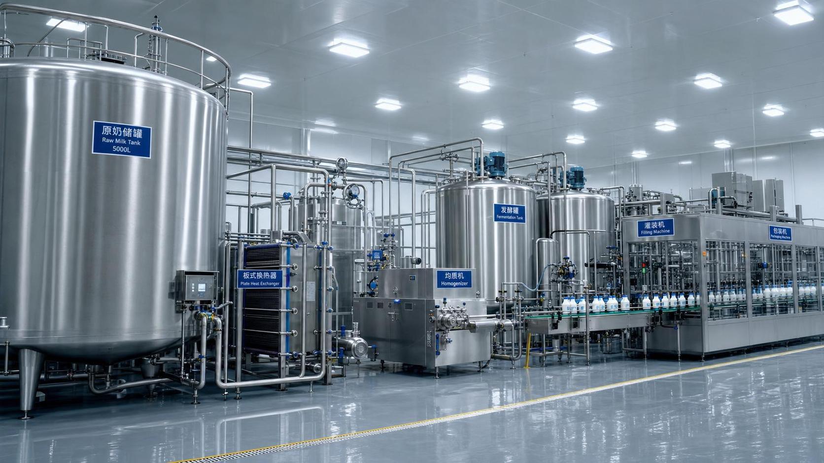 Dairy Products Processing: Main Production Steps and Equipment Used in Modern Plants