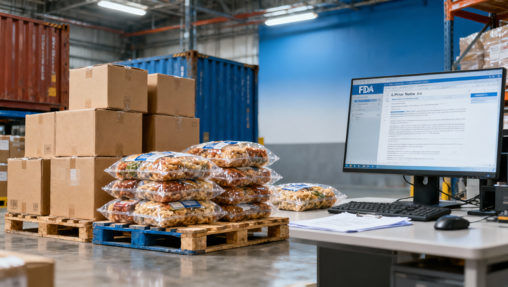 FDA Requires Electronic Prior Notice for Food Imports