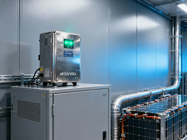 Air quality monitors in battery storage rooms: readings lag behind thermal runaway onset Air quality monitors in battery storage rooms: readings lag behind thermal runaway onset
