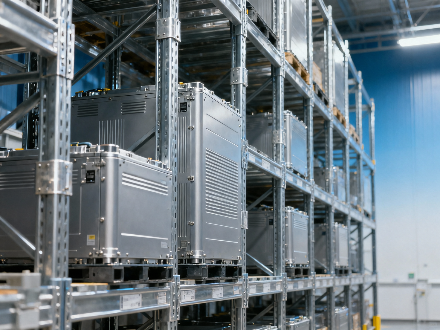 Fuel Cell Racking EV Battery Racking Retrofit: Fix Deflection, Boost Inventory & IoT Accuracy