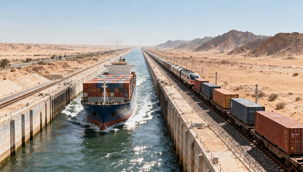 Red Sea Crisis: Suez Canal Fees Up 12%, China-Europe Rail Premium at 35% Red Sea Crisis: Suez Canal Fees Up 12%, China-Europe Rail Premium at 35%
