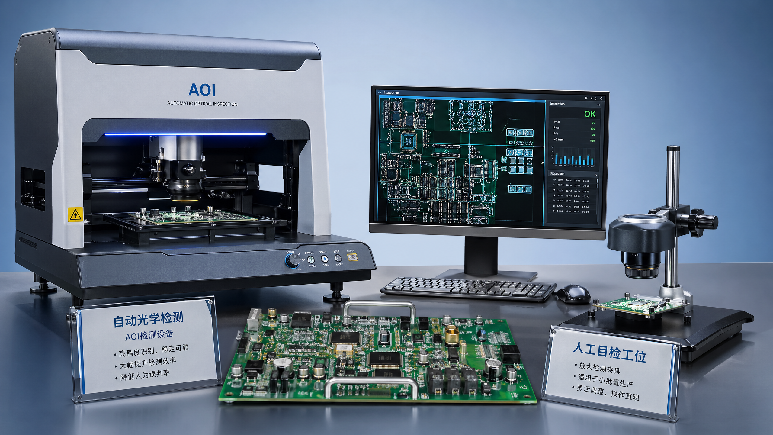 Automated Optical Inspection or Manual Inspection for Small Batches