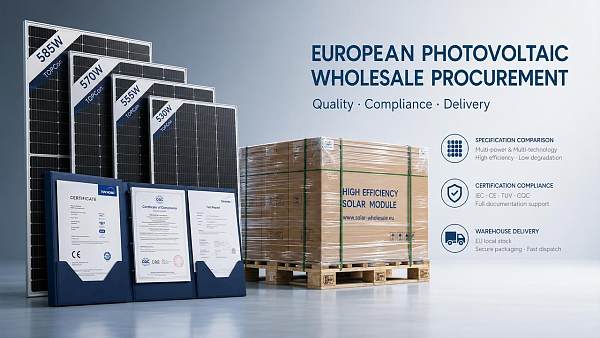 How to Compare Solar Panels Wholesale Offers in Europe How to Compare Solar Panels Wholesale Offers in Europe