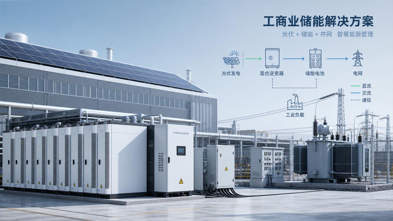 Hybrid Inverters for Industrial Use: When Grid-Tied Works Best