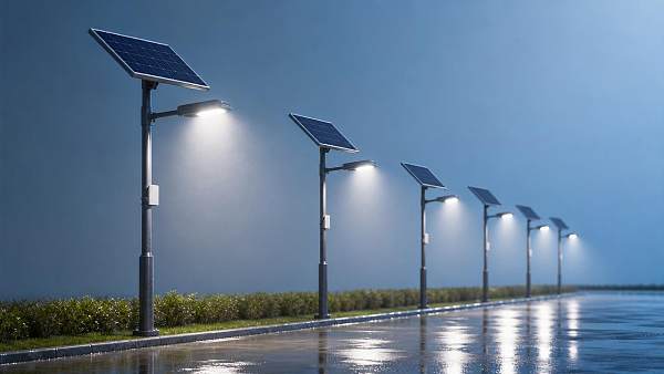 Solar street lights that underperform after the first rainy season