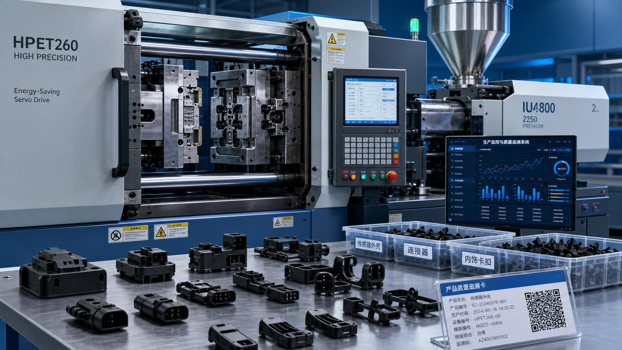 Automotive injection molding machines and the scrap rate problem
