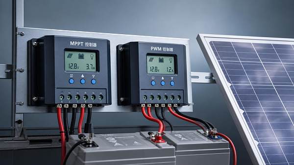 MPPT controllers vs PWM in low-light charging conditions