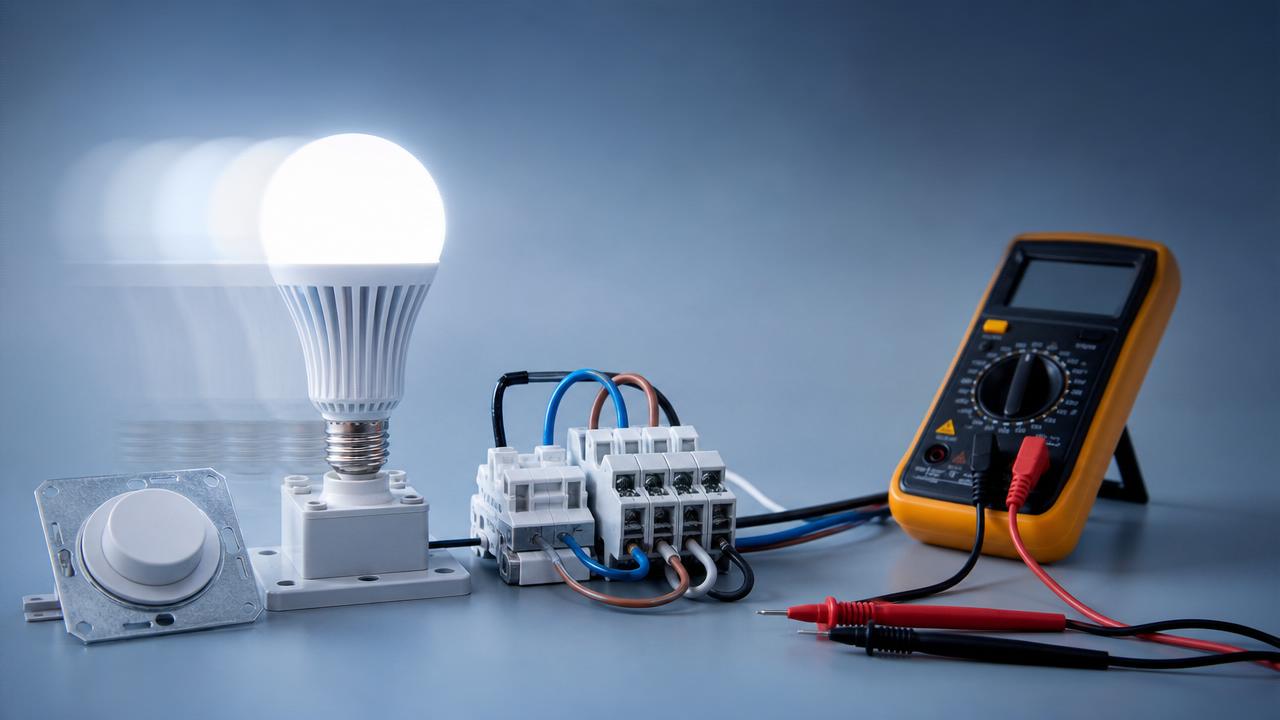 Why smart lighting bulbs flicker even in new installations