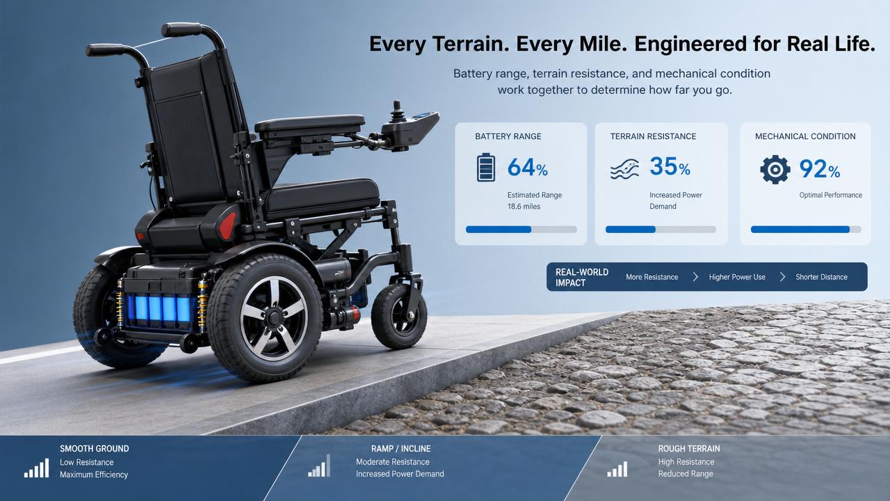 Why Electric Wheelchairs Lose Range Faster Than Expected