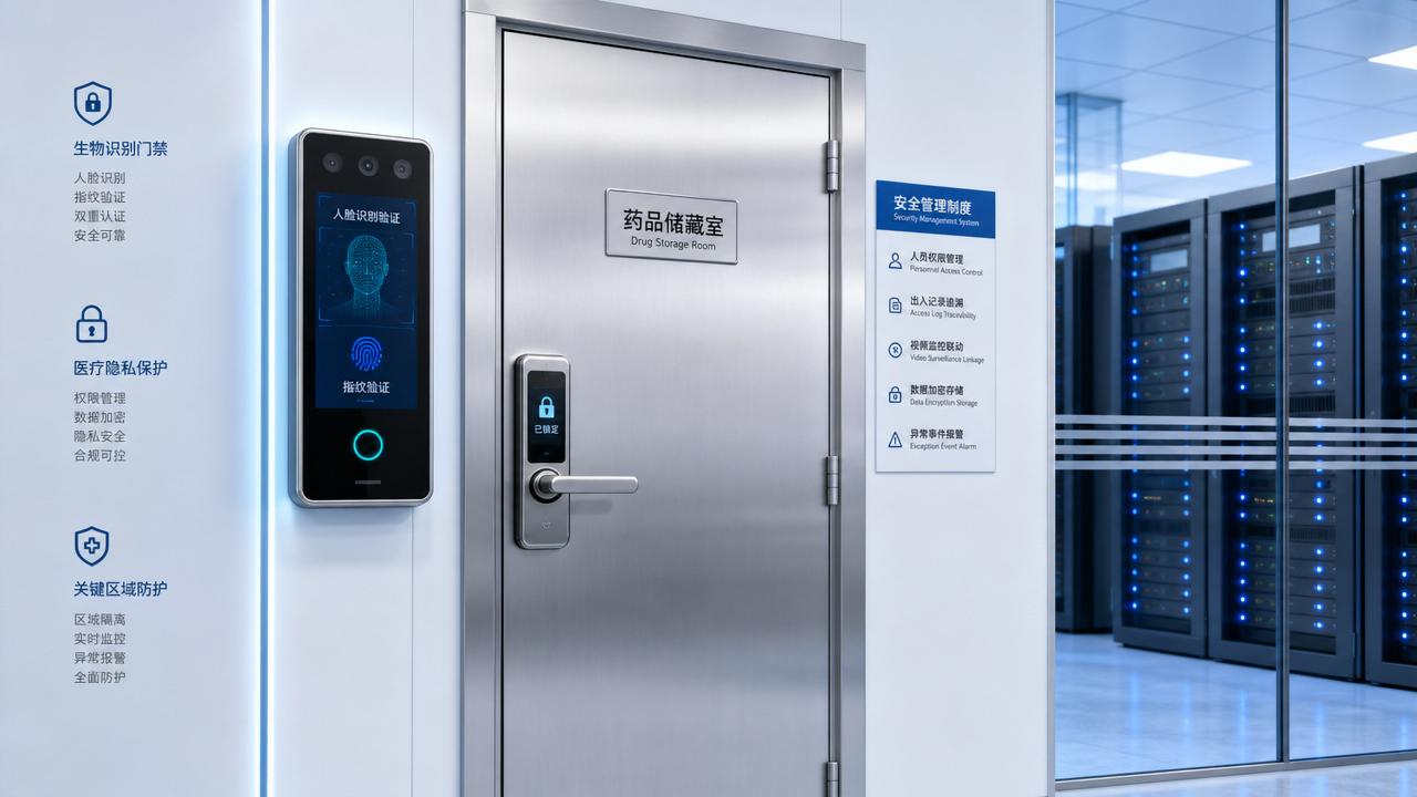 Biometric Access Control for Hospitals and Privacy Tradeoffs