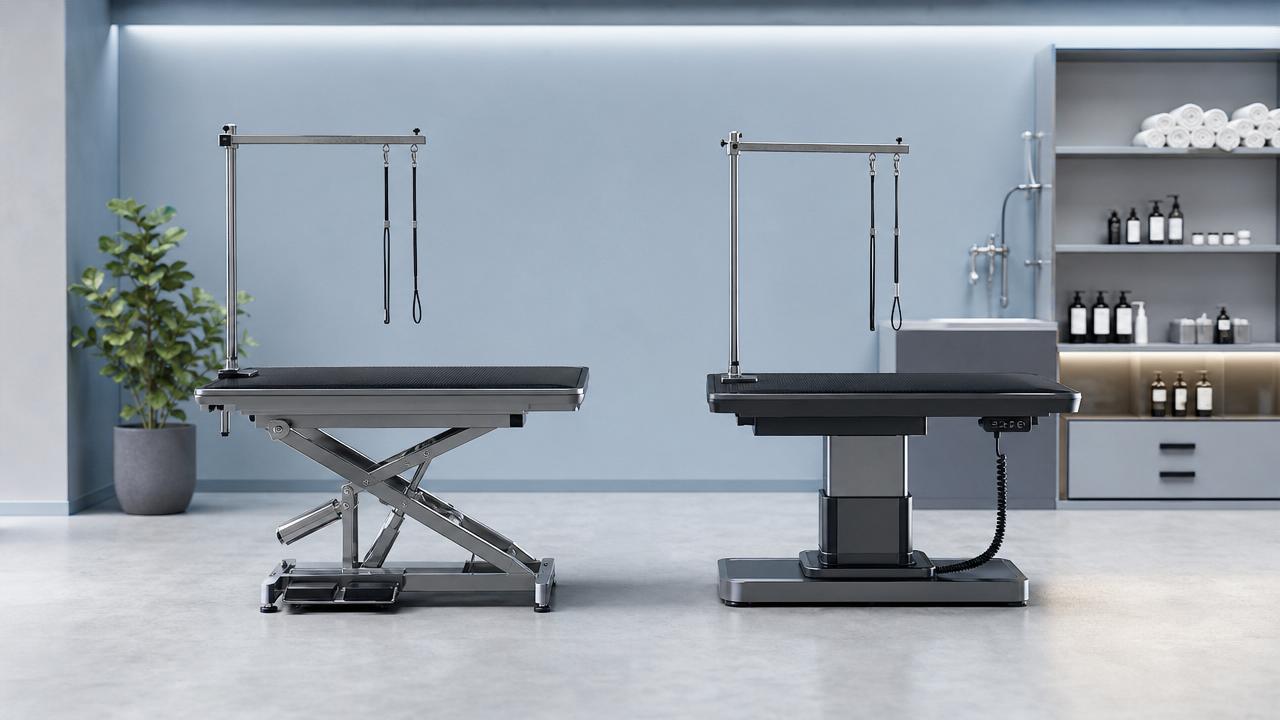 Pet Grooming Tables: Hydraulic or Electric for Busy Salons?